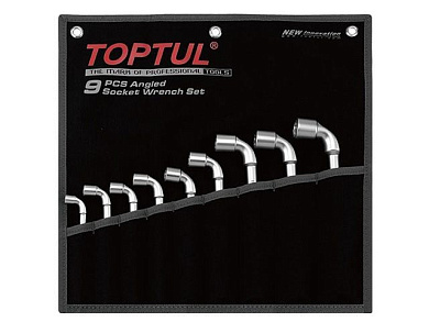 Набор торцевых ключей 8-19 мм 9 пр. Toptul GPAQ0901