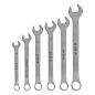 Набор ключей комбинированных, 8-17 мм, 6 шт., CrV, матовый хром Stels 15427