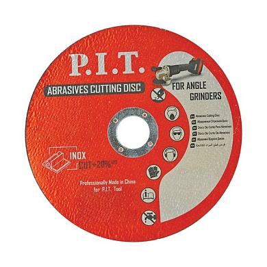 Диск отрезной по металлу 125x22,2x1,2 мм 10 шт в уп. PIT ACTW01-1251