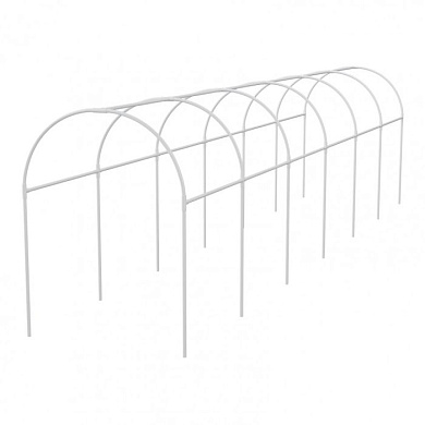 Каркас парника пластиковый 500х110х120 см, дуга D 20 мм, белый Palisad 63902