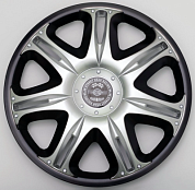 Колпак декоративный автомобильный Наскар Super Silver 15" (4 шт) Star S15263