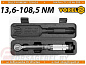 Ключ динамометрический 3/8'' 270 мм 13,6-108Nm Vorel 57300