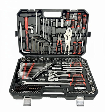 Набор инструментов 142 пр 1/4''&3/8''&1/2'' 6-гр EVERFORCE EF-4142-5