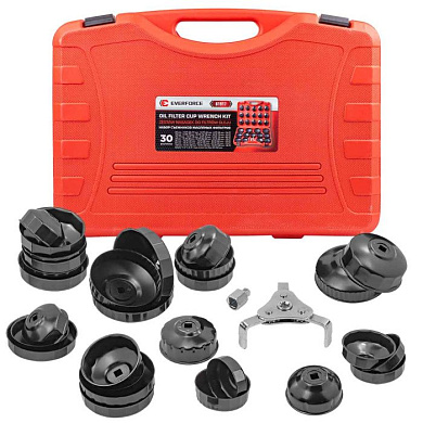 Набор съемников масляных фильтров 30 пр. EVERFORCE EF-61917