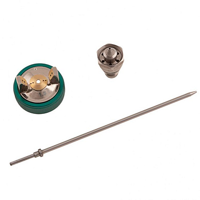 Набор для краскораспылителя AG950LVLP и AS951LVLP: сопло 1,5 мм, игла, чашка Stels 57344