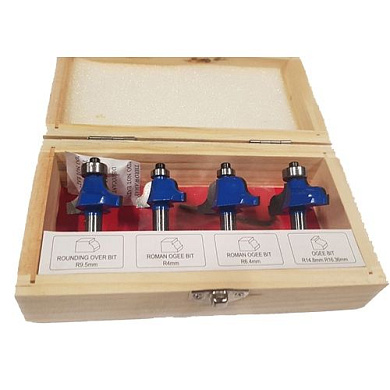 Набор фрез 4*8 A, в чемодане Диолд 4*8 A (90101001)
