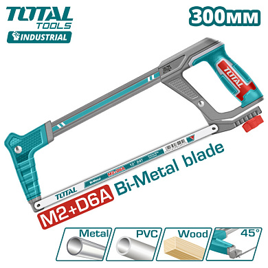 Ножовка по металлу 300 мм TOTAL THT541016