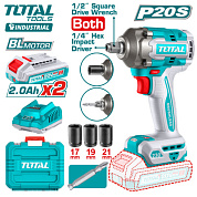 Гайковерт аккумуляторный TOTAL TIWLI20236