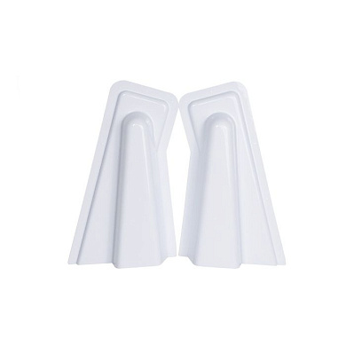 Кожух защитный к механизму №582 белый (компл. - 1шт. правый, 1шт. левый) ОЗМФ 61810