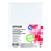 Файл (папка-карман) "Office products", A4, 100 шт, 30 мкм, прозрачный