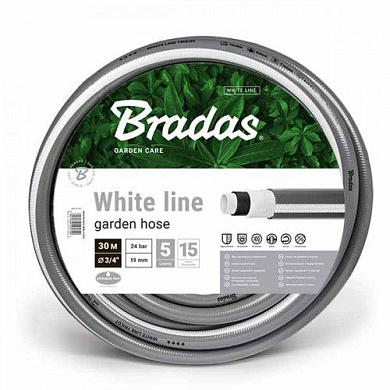 Шланг поливочный WHITE LINE 3/4'' 20 м Bradas WWL3/420