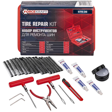 Набор инструментов для ремонта шин ForceKraft FK-STK-36