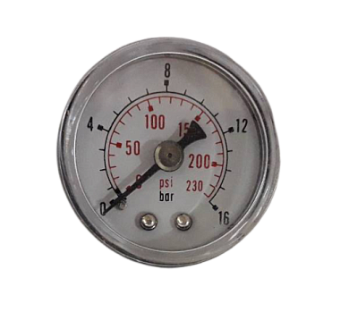 Манометр 16 бар 3-х компонентный RODCRAFT