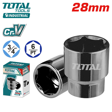 Торцевая головка 3/4" 28 мм TOTAL THHAST34281