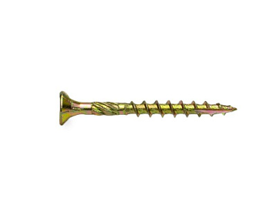 Саморез усиленный по дереву SKS, TORX25, 5.0x120, потай, желт. цинк, 200 шт ЕКТ CV013708