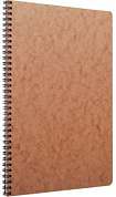 Блокнот "AgeBag", A4, 50 листов, клетка, коричневй