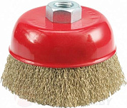 Щётка-крацовка чашка мягкая 75 мм М14 Vorel 06970