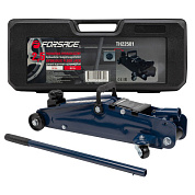 Домкрат подкатной гидравлический 2,5 т с резиновой накладкой, 135-387 мм Forsage F-TH22501 без фиксации в кейсе