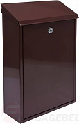 Ящик металлический почтовый 400х250х100 мм коричневый Vorel 78572