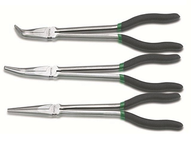 Длинногубцы 280мм изогнутые 45° Toptul DFAH1211