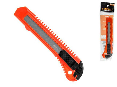 Нож пистолетный с выдвижным лезвием 18мм STARTUL ST0930