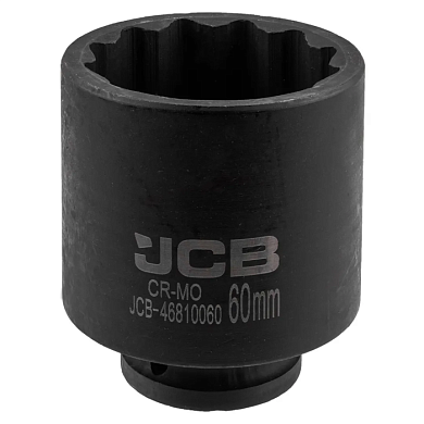 Головка ударная глубокая 3/4'' 60 мм 12-гр JCB JCB-46810060