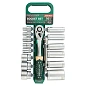 Набор глубоких и коротких головок 8-36 мм 1/2'' 6-гр 16 пр RockForce RF-4169 MSA