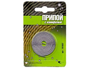 Припой ПОС 61 трубка, спираль ф1,5 мм, с канифолью в блистере Векта 191007