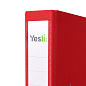 Папка-регистратор "Yesli:", А4,  50 мм, ПВХ, красный
