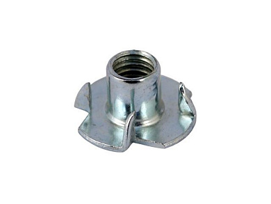 Гайка врезная М5/8 цинк, DIN 1624 100 шт в пласт. конт. Starfix SMP1-19686-100