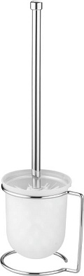 Туалетный ершик, пластик + сталь, хром Ledeme L909