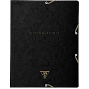 Папка на резинках "Flying Spirit", А4, 15 мм, черный