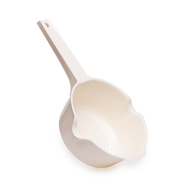 Дуршлаг с ручкой, цвет "Сслоновая кость" ИскраПласт ООО IS10321/12