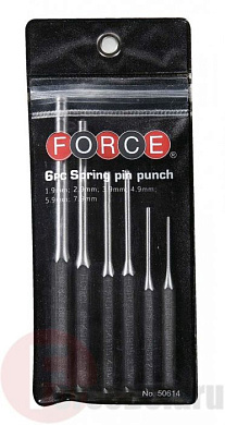 Набор выколоток с отверстием 1.9-7.9 мм 6 пр. Force 50614