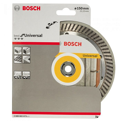 Алмазный круг Best for Universal Turbo 150х22,23 мм BOSCH (2608602673)