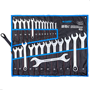 Набор комбинированных ключей 6-28, 30, 32 мм, ключ рожковый 36х41 мм 26 пр Forsage F-5261P+1 PREMIUM