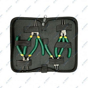 Набор съемников стопорных колец сжим/разжим, прямой/угловой 125 мм  4 пр HOREX HZ 25.1.059S