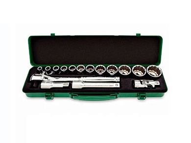 Набор головок 8-32 мм 16 пр. 1/2'' 12-гр Toptul GCAD1604