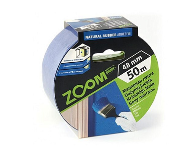 Лента малярная профессиональная 38 мм х 50 м, синяя, синяя ZOOM 02-5-1-300