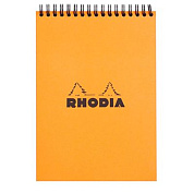 Блокнот "Rhodia", A5, 80 листов, линейка, оранжевый