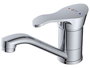 Смеситель для кухни, Lt D40, серия JAS, высота излива - 82 мм, длина излива - 149,5 мм излив поворотный, L-образный. AV Engineering AVJAS4-A080-448