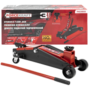 Домкрат подкатной гидравлический 3 т, 192-533 мм, с фиксацией ForceKraft FK-TH23003