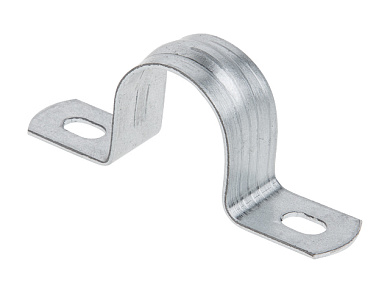 Скоба металлическая двухлапковая d 31-32 мм (5шт) Юпитер JPZ4-3202-04-5