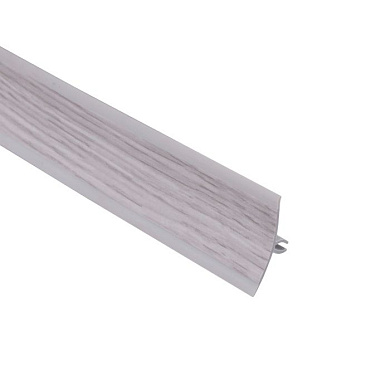 Плинтус ПВХ к столешнику LР венге серебристый (188) (1шт=3м.п.) EL-MECH-PLAST 84385