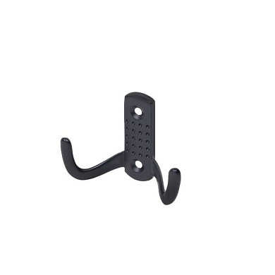 Крючок меб. двухрожковый мет. WP12 черный GRIDLI 66270