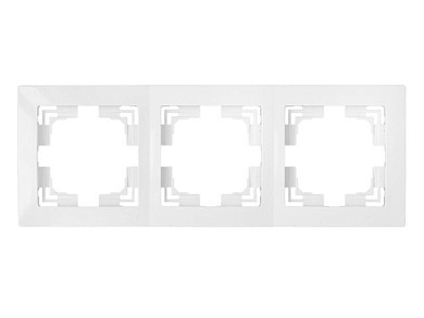 Рамка 3-местная белая, Уют, Bylectrica ЮЛИГ.735212.281
