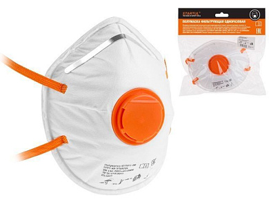 Респиратор формов. с клап. FFP1 NR, до 4 ПДК, индивид. уп. STARTUL ST7311-08