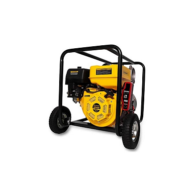 Водяной насос, 1600 л/м, 9 лс. 8/26, эл.стартер, колеса CHAMPION GP100E