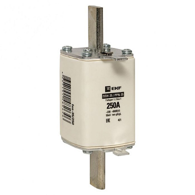 Плавкая вставка ППН-35 250/250А габарит 1 EKF fus-35/250