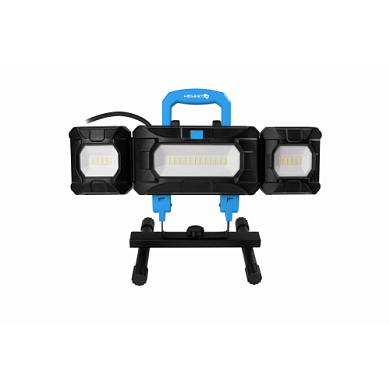 Прожектор переносной строительный светодиодный 5400lm с основанием Hoegert HT1E456